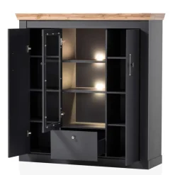 Pharao24 Wohnzimmervitrinenschrank Saridio><noscript><img width=