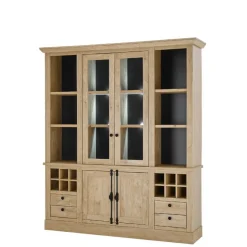 Pharao24 Wohnzimmervitrinenschrank Jennva> Vitrinenschrank|Büchervitrinen