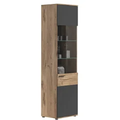 Vitrinenschrank|Stauraumvitrinen*Pharao24 Wohnzimmervitrinenschrank Plestna