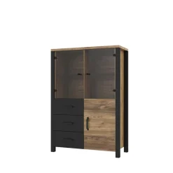 Pharao24 Wohnzimmervitrinenschrank Zepp> Vitrinenschrank|Highboards