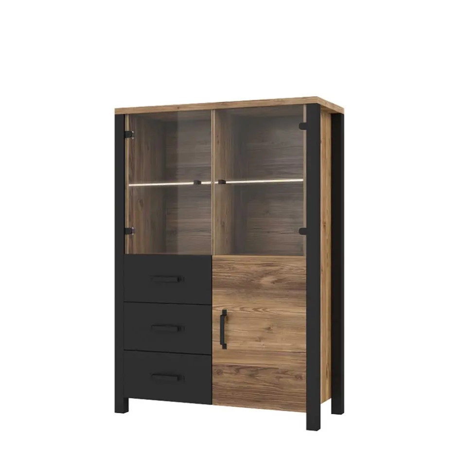 Pharao24 Wohnzimmervitrinenschrank Zepp> Vitrinenschrank|Highboards