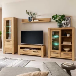 Pharao24 Wohnzimmerwand Crystoga> Wohnwand 300 Cm|Moderne Wohnwände