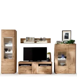 Wohnzimmerschrank|Wohnwand 350 Cm*Pharao24 Wohnzimmerwand Drascana