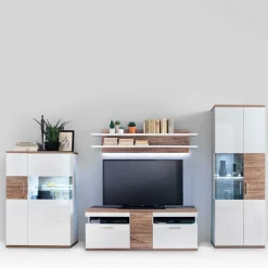 Wohnwand 350 Cm|Moderne Wohnwände*Pharao24 Wohnzimmerwand Gazino