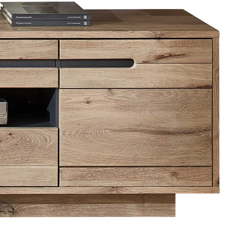 Pharao24 Wohnzimmerwand Griffin> Wohnzimmerschrank|Wohnwand 300 Cm