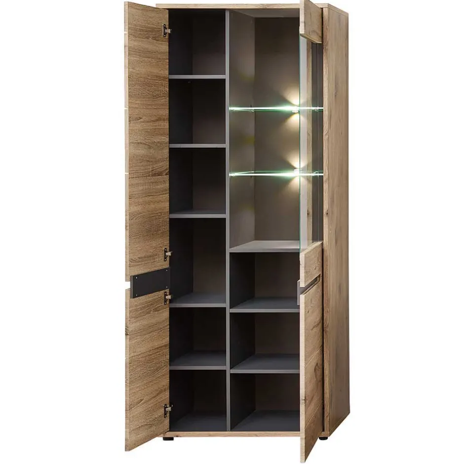 Pharao24 Wohnzimmerwand Griffin> Wohnzimmerschrank|Wohnwand 300 Cm