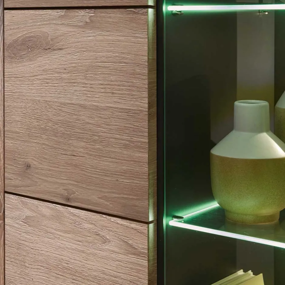 Pharao24 Wohnzimmerwand Griffin> Wohnzimmerschrank|Wohnwand 300 Cm