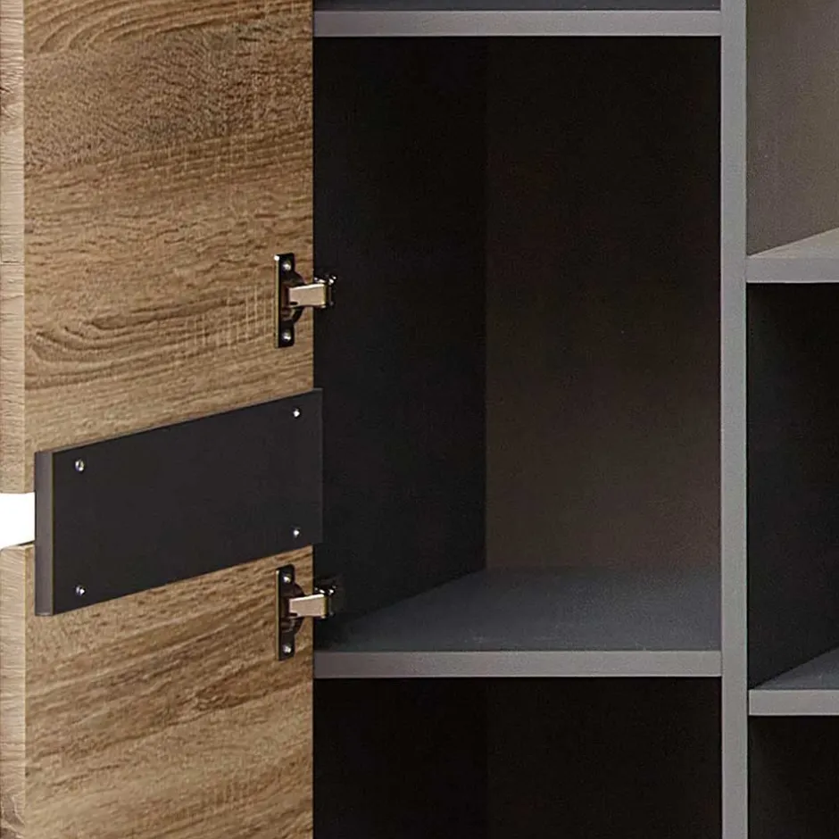 Pharao24 Wohnzimmerwand Griffin> Wohnzimmerschrank|Wohnwand 300 Cm