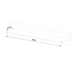 Wohnwand 300 Cm|Massivholz Wohnwände*Pharao24 Wohnzimmerwand Levanca