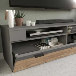 Moderne Wohnwände|Wohnwand 250 Cm*Pharao24 Wohnzimmerwand modern Contreros