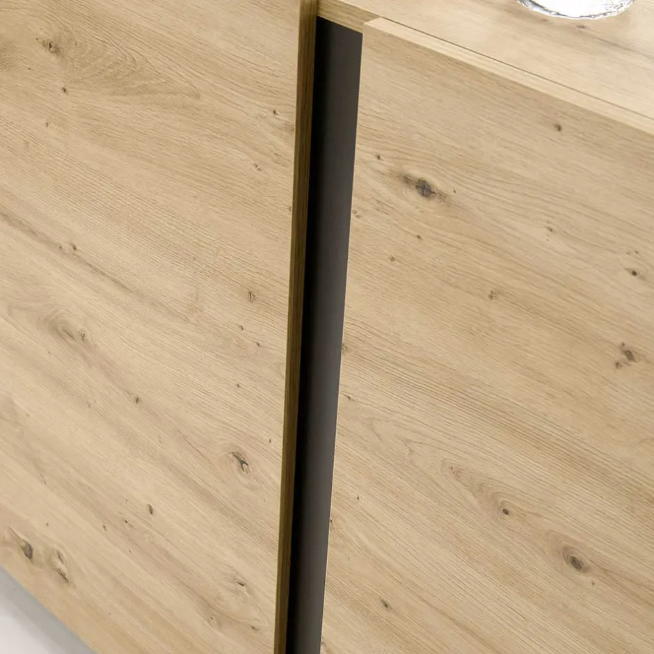 Moderne Wohnwände|Wohnwand 300 Cm*Pharao24 Wohnzimmerwand modern Matrezina