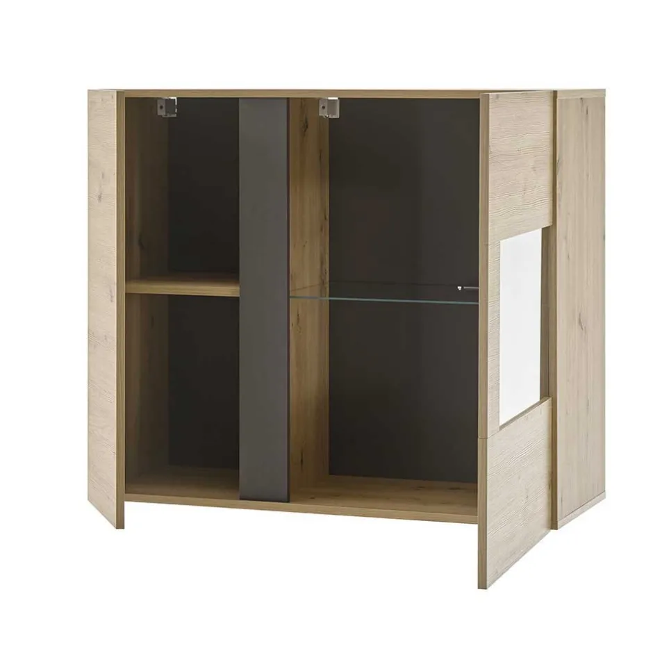 Moderne Wohnwände|Wohnwand 300 Cm*Pharao24 Wohnzimmerwand modern Matrezina