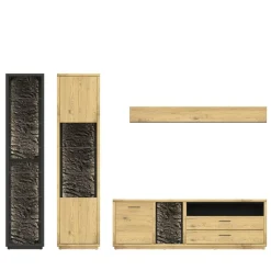 Pharao24 Wohnzimmerwand modern Ostoro> Moderne Wohnwände|Massivholz Wohnwände