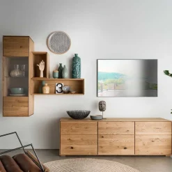 Pharao24 Wohnzimmerwand modern Rennia> Wohnwand 300 Cm|Moderne Wohnwände