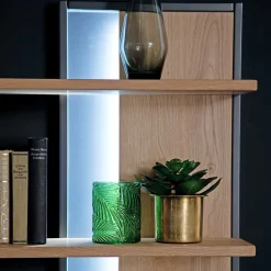 Moderne Wohnwände|Wohnwand 350 Cm*Pharao24 Wohnzimmerwand Vruamosa