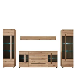 Wohnwand 300 Cm|Moderne Wohnwände*Pharao24 Wohnzimmerwohnwand Cemutra