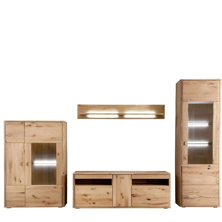 Wohnzimmerschrank|Wohnwand 350 Cm*Pharao24 Wohnzimmerwohnwand Drascana