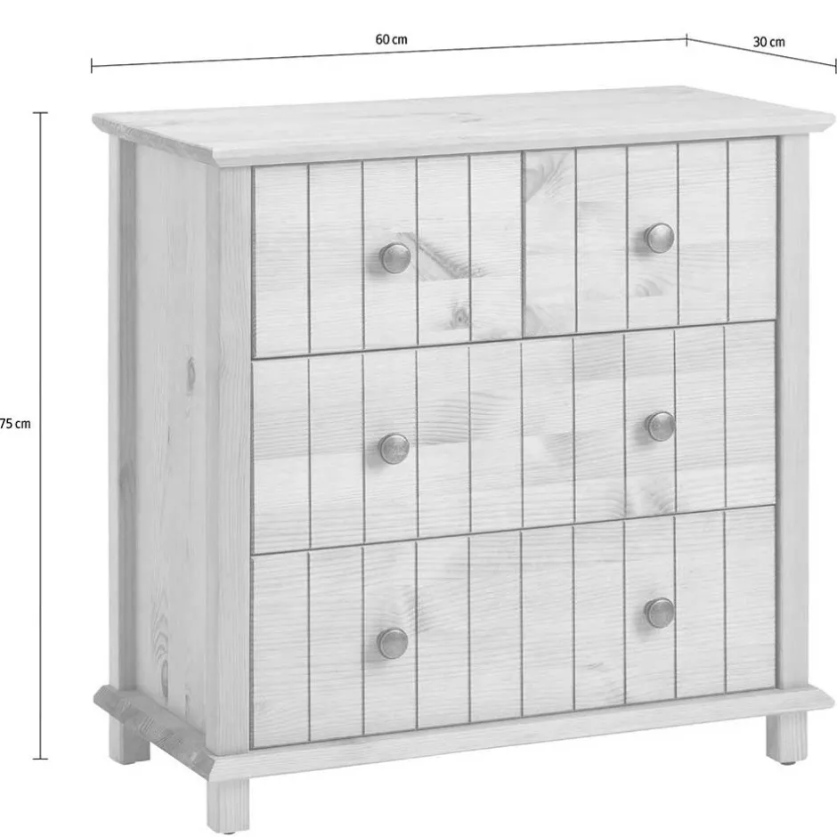 Pharao24 Wäschekommode Muncina> Schubkastenkommoden|Schlafzimmerkommoden