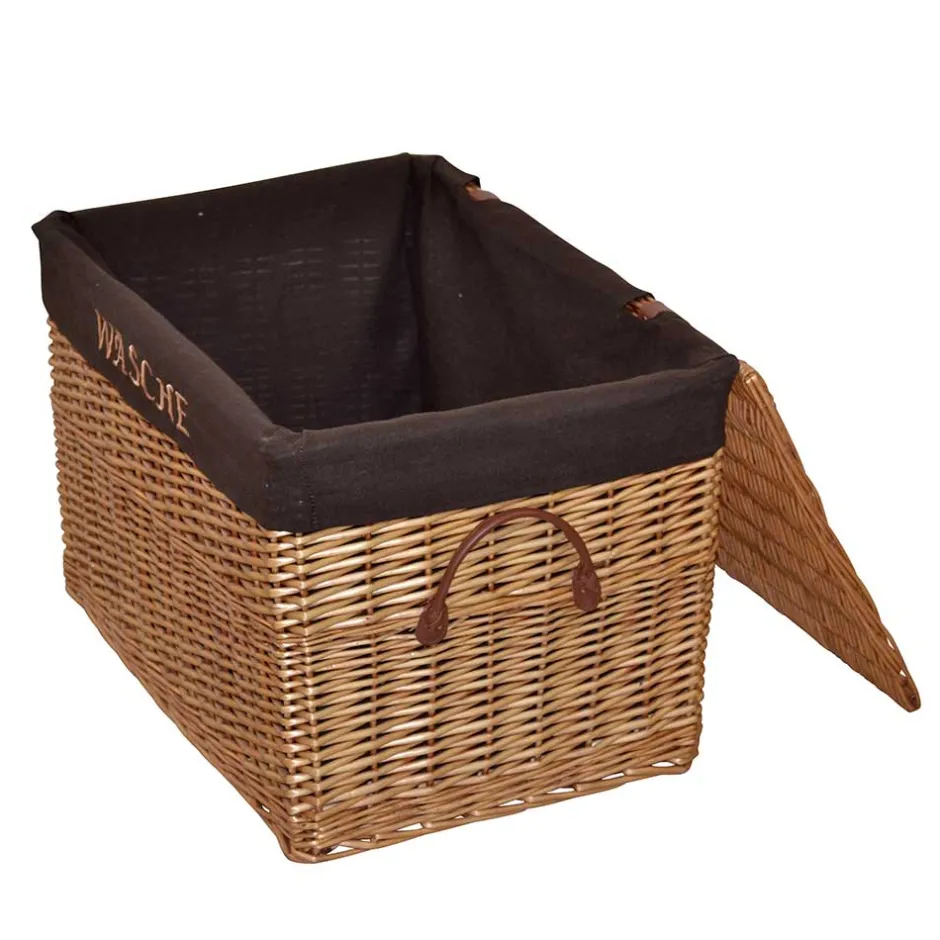 Truhen*Pharao24 Wäschekorb Weide Gazona