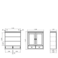 Pharao24 Wäscheschrank Aluko><noscript><img width=