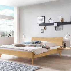 Pharao24 140x200 cm Holzbett Cemzaja> Doppelbetten|Massivholzbetten