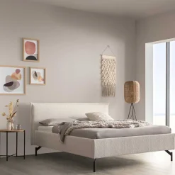 Doppelbetten|Polsterbetten*Pharao24 140x200 cm Stoffbett Gonlay