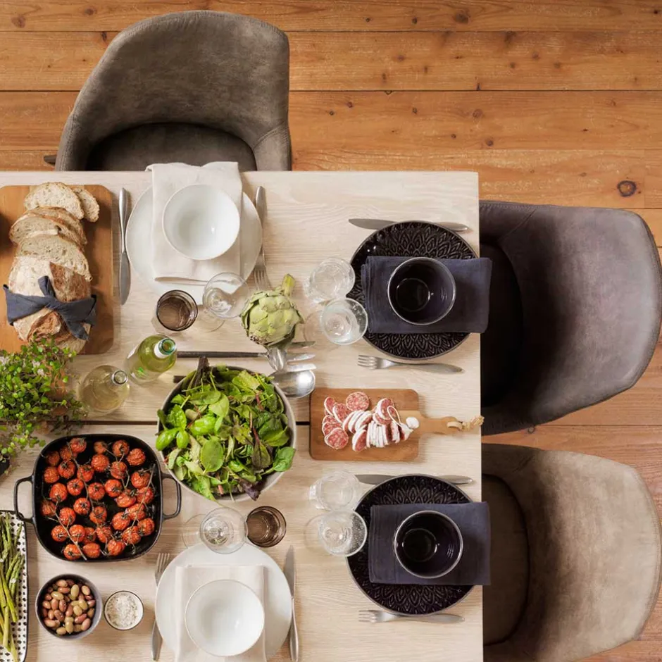 Pharao24 XL Esstischgruppe Lamon> Tisch Mit Stühlen|Esszimmer Sets