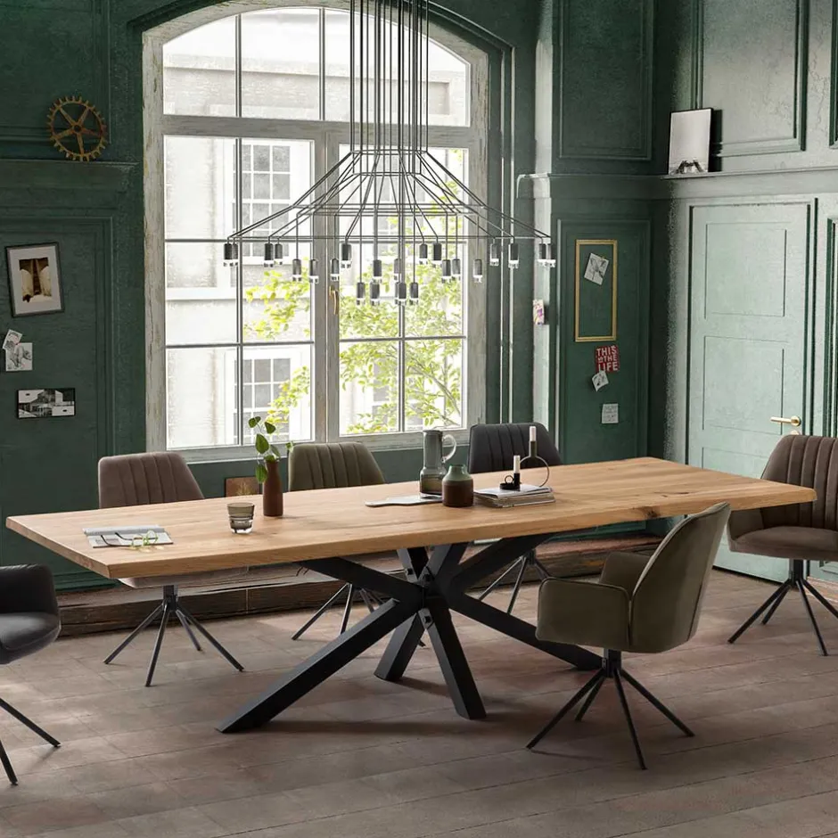 Pharao24 XL Esszimmertisch Ortensia> Küchentisch|Massivholztische