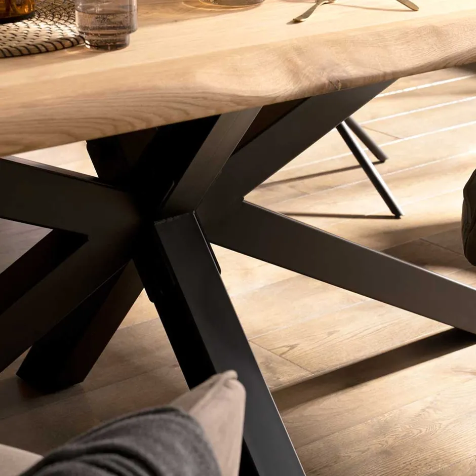 Pharao24 XL Esszimmertisch Ortensia> Küchentisch|Massivholztische