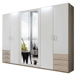 Pharao24 XL Kleiderschrank 6-türig Agnesco> Drehtürenschränke