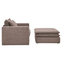 Relaxsessel*Pharao24 XL Sessel mit Hocker Mejan