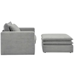 Relaxsessel*Pharao24 XL Sessel und Hocker Zipna
