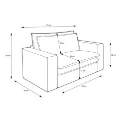 Relaxsessel*Pharao24 XL Sessel und Hocker Zipna