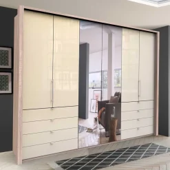 Kleiderschränke|Schlafzimmerschränke*Pharao24 XXL Kombi Falttürenschrank Codumenta