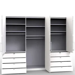 Kleiderschränke|Schlafzimmerschränke*Pharao24 XXL Kombi Falttürenschrank Codumenta