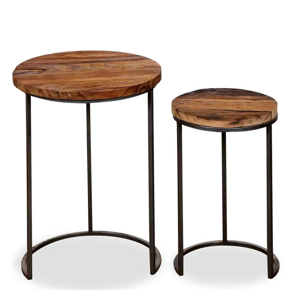 Telefontische*Pharao24 Zwei Beistelltische Luise