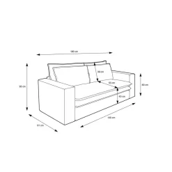 Pharao24 Zweiersofa Mejan><noscript><img width=