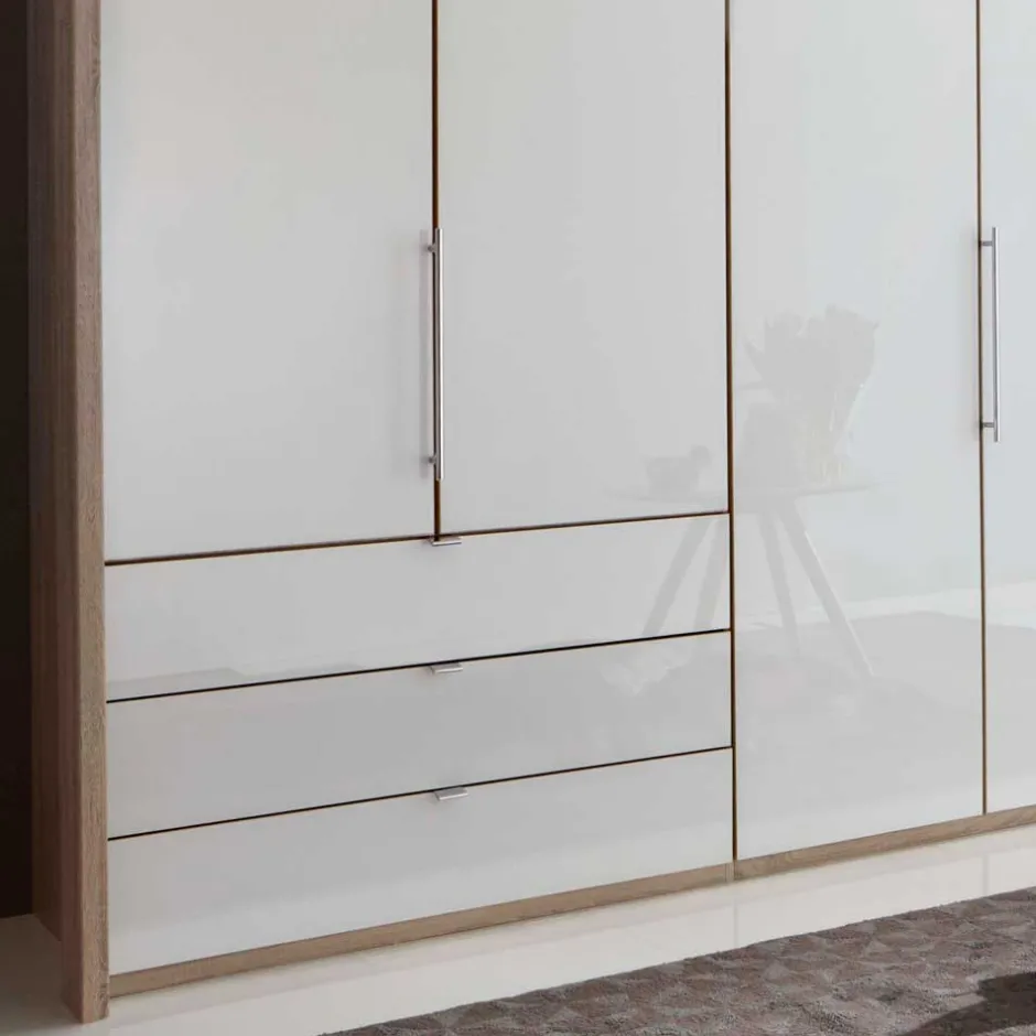 Pharao24 Zweifarbiger Kleiderschrank Andryas> Kleiderschränke|Schlafzimmerschränke
