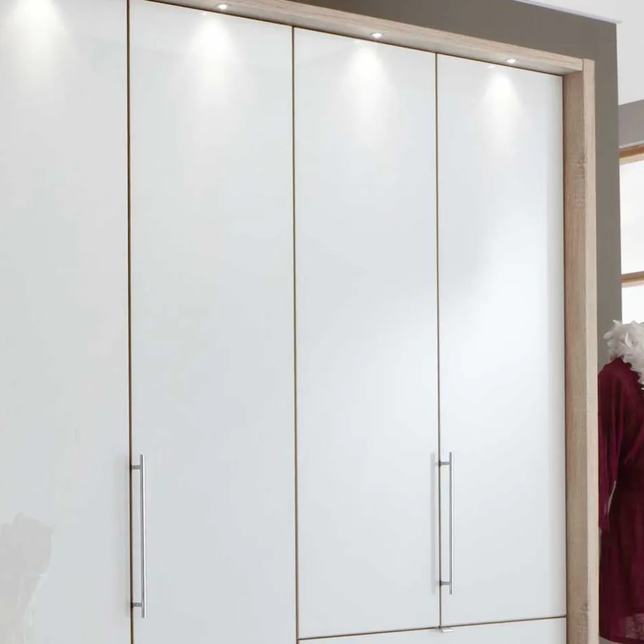 Pharao24 Zweifarbiger Kleiderschrank Andryas> Kleiderschränke|Schlafzimmerschränke