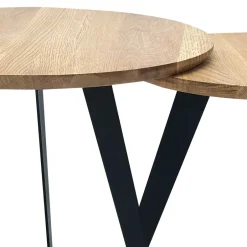 Beistelltische*Pharao24 Zweisatz Tisch Haikon