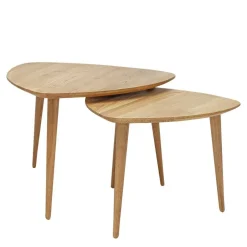 Massivholztische|Wohnzimmertisch*Pharao24 Zweisatz Tische Solida