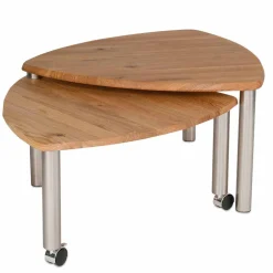 Massivholztische|Wohnzimmertisch*Pharao24 Zweisatztisch Sona