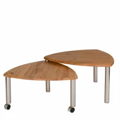 Massivholztische|Wohnzimmertisch*Pharao24 Zweisatztisch Sona