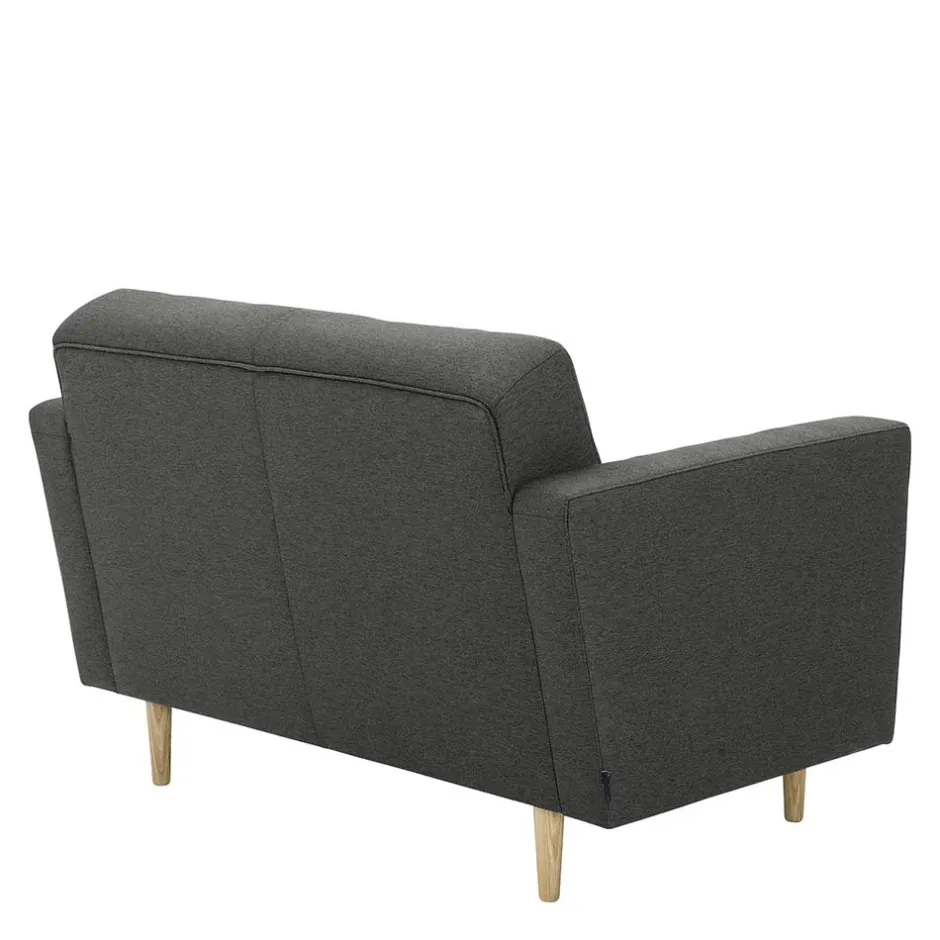 Pharao24 Zweisitzer Sofa Anthrazit Loytima> Wohnzimmercouch|Einzelsofa