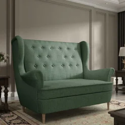 2 Sitzer Sofa*Pharao24 Zweisitzer Sofa Volodas